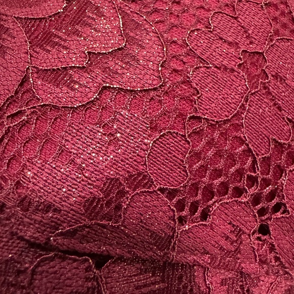 Knix Wireless DEEP RED Lace bustier bra - size S++ - Picture 9 of 11